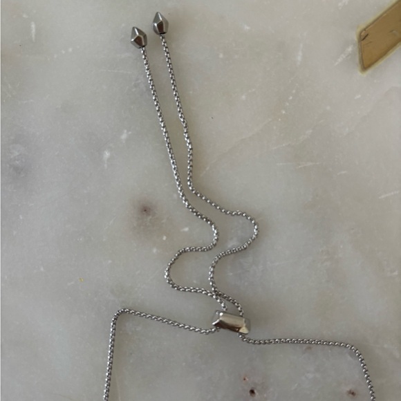 Kendra Scott 12 Stone Sterling Silver Necklace Lariat Clasp - Picture 3 of 6